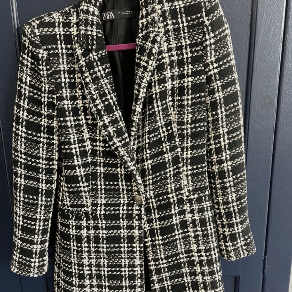 Black and White Blazer